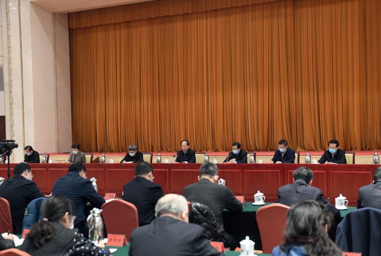 2月，中央統戰部分3期舉辦學習貫徹黨的二十大精神局處級干部輪訓班。圖為開班式。