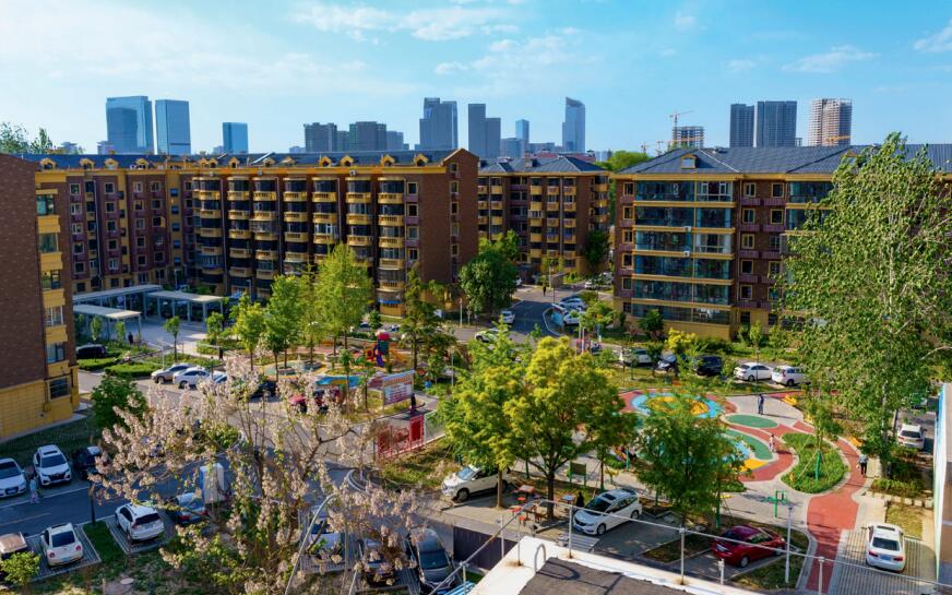 北京市通州區中倉街道北小園小區改造后效果。