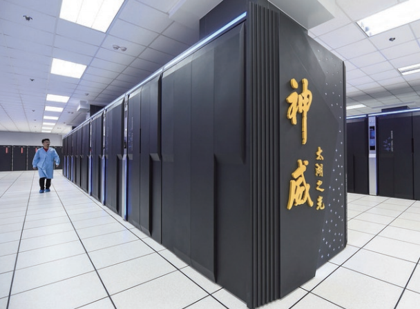 安裝在國家超級計算無錫中心的“神威·太湖之光”超級計算機。