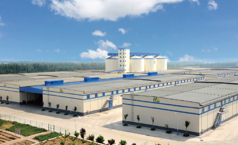新建成的山東省魯中國家糧食儲備庫。