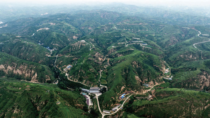 黃河水利委員會黃河水土保持綏德治理監管局辛店溝水土保持科技示范園。