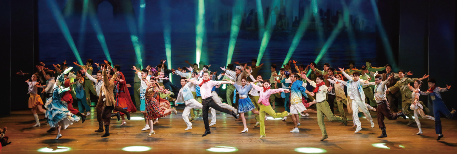 雜技劇《天山雪》劇照。