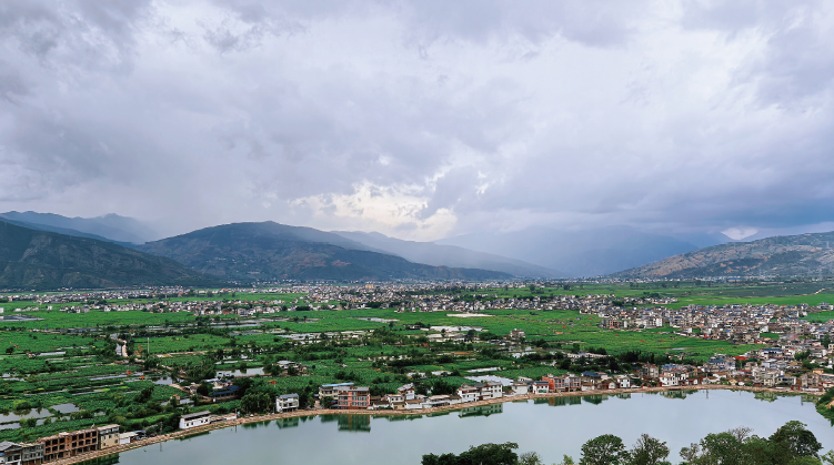 中央財政加強重點領域保障力度，有力支持鄉村全面振興。圖為云南省永勝縣三川田園綜合體項目。