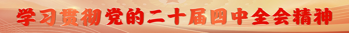 學習貫徹黨的二十屆四中全會精神