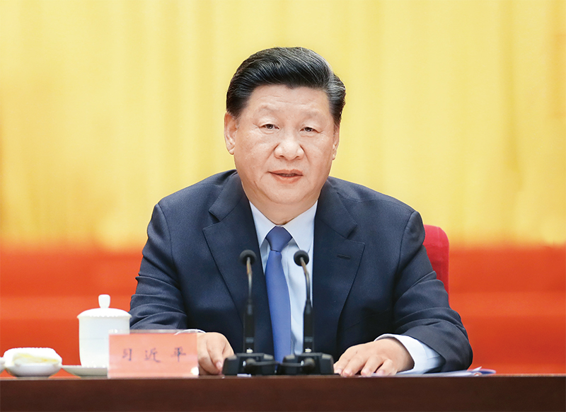 2019年9月20日，中央政協工作會議暨慶祝中國人民政治協商會議成立70周年大會在全國政協禮堂召開。中共中央總書記、國家主席、中央軍委主席習近平出席大會并發表重要講話。 新華社記者 鞠鵬/攝