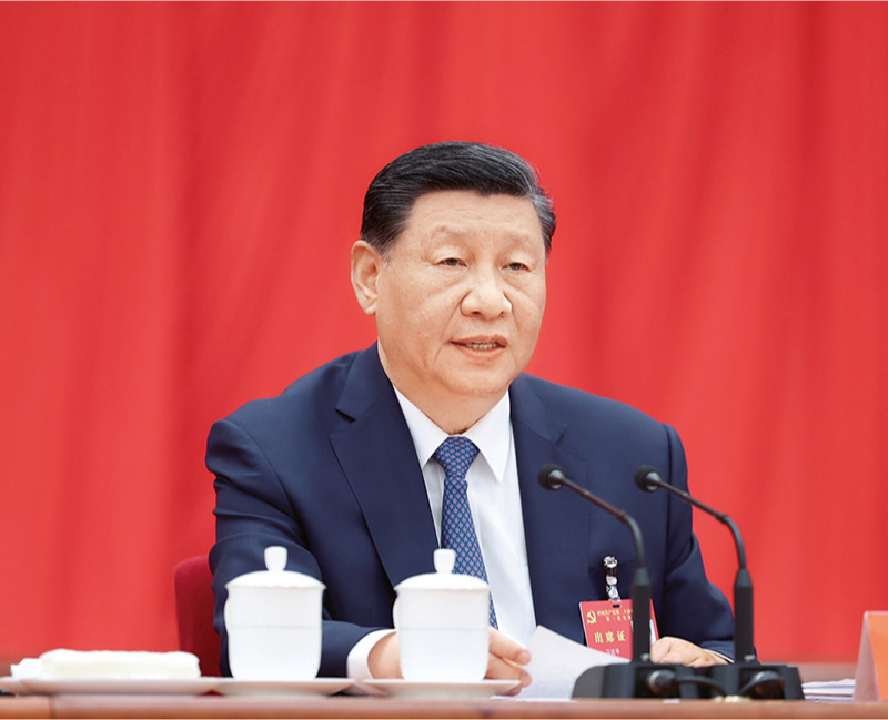 中國共產黨第二十屆中央委員會第三次全體會議，于2024年7月15日至18日在北京舉行。中央委員會總書記習近平作重要講話。 新華社記者 鞠鵬/攝